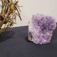 Amethyst Cutbase - Self Standing Amethyst Druzy Cluster