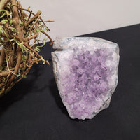 Amethyst Cutbase - Self Standing Amethyst Druzy Cluster - Light Purple
