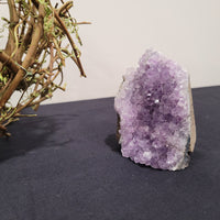 Amethyst Cutbase - Self Standing Amethyst Druzy Cluster