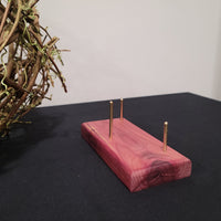 Handmade Wooden Stand For Displaying Crystals, Geodes, Pictures, Or Memorabilia