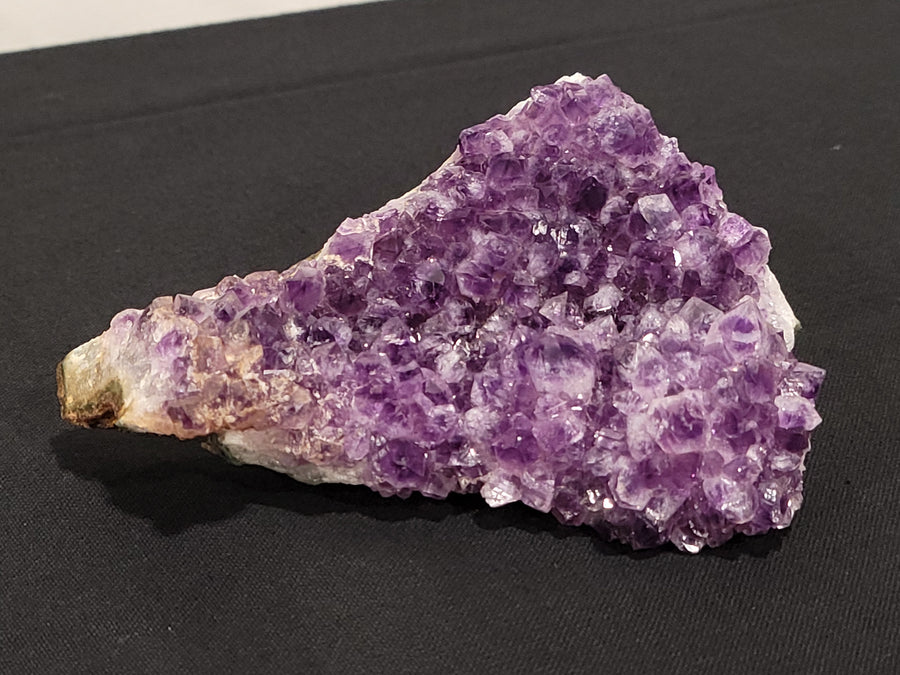 Amethyst Cluster, Cracked Geode Piece - Dark Purple