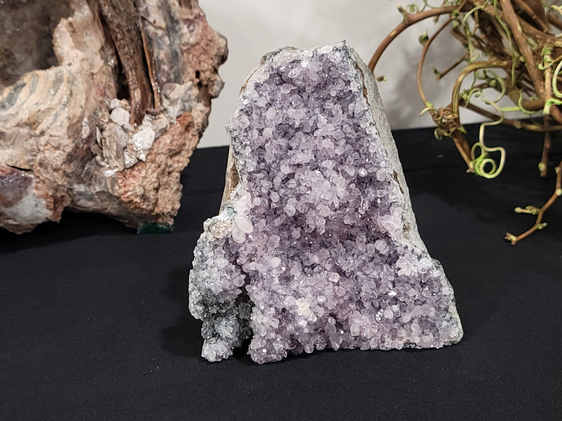 Amethyst Cluster - Self Standing - Light Lavender