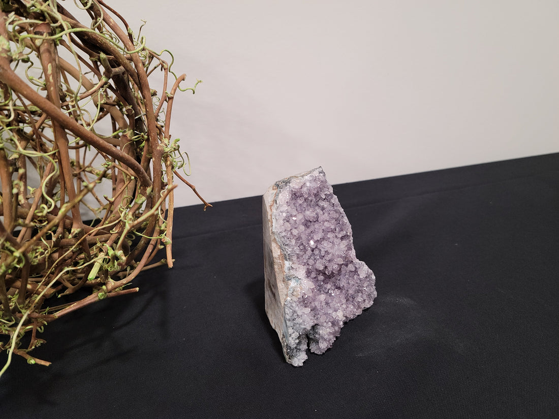 Amethyst Cluster - Self Standing - Light Lavender
