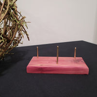 Handmade Wooden Stand For Displaying Crystals, Geodes, Pictures, Or Memorabilia