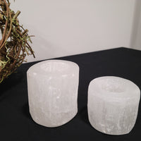 Selenite - Tealight Candle Holder