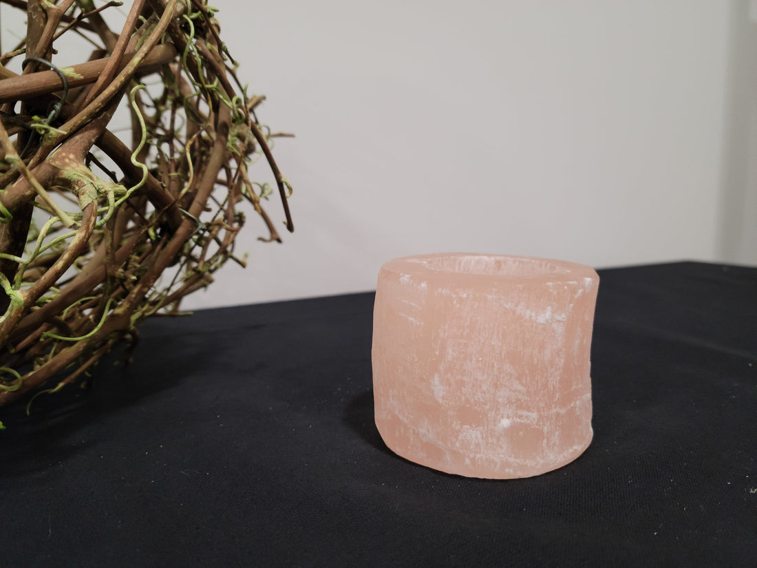 Selenite - Tealight Candle Holder