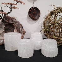 Selenite - Tealight Candle Holder